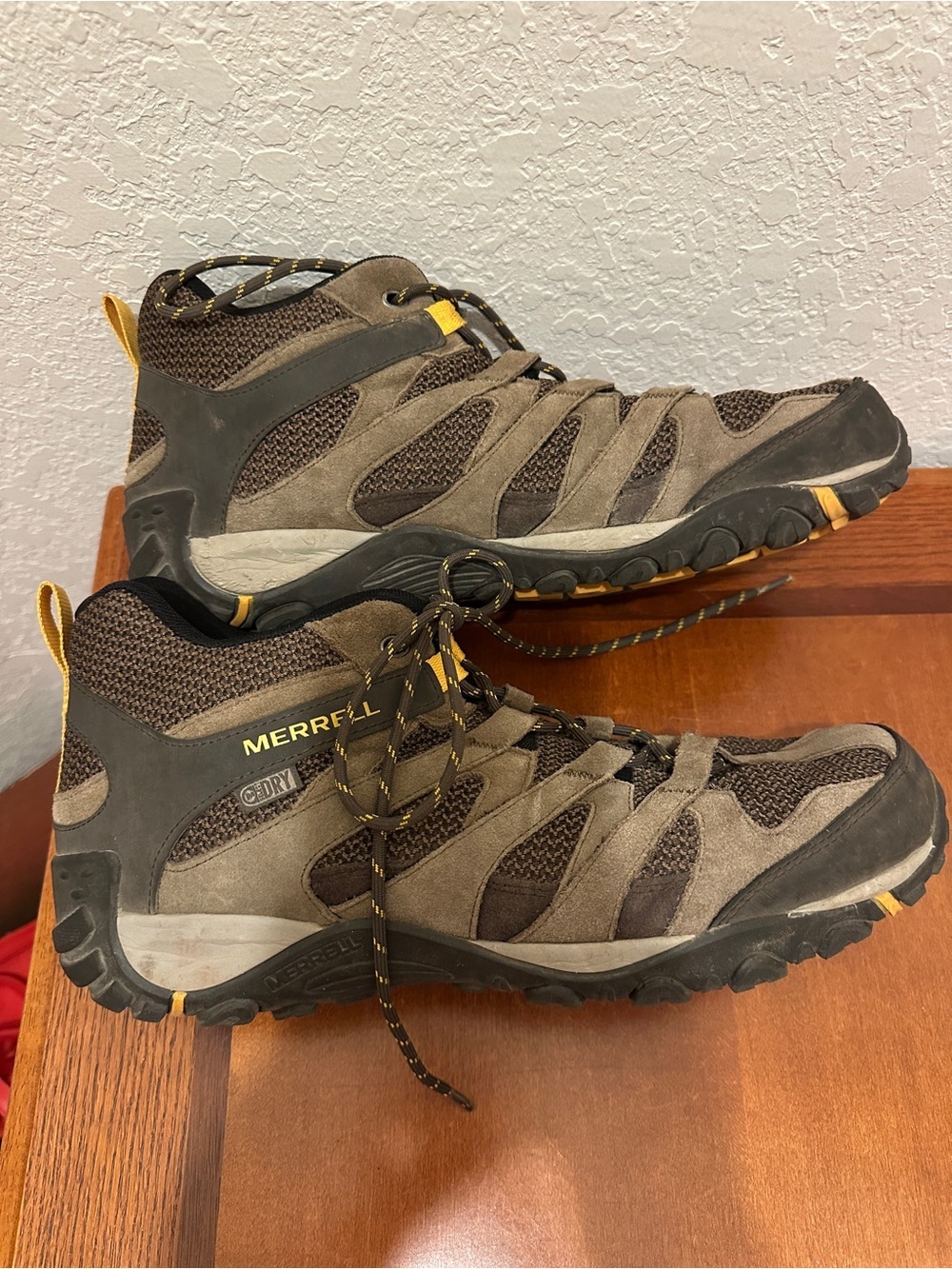 Merrell Telluride Mid Waterproof Leather Hiking Boots Trail Shoes Men 11.5